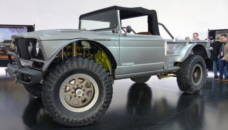 Illustration for article titled The Jeep M-715 'Five-Quarter' Is a 700+ HP Convertible Military Supertruck